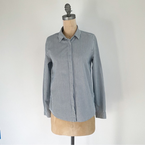 Fossil striped cotton button up shirt - S - Picture 5 of 5